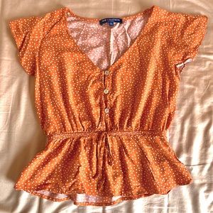 🦊baby peplum top